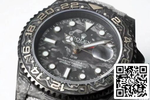 Rolex GMT-MASTER II Diw 1:1 Best Edition Carbon Fiber Fabric Strap – Bild 6