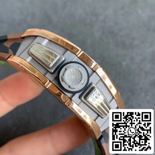 Richard Mille RM11 1:1 Best Edition KV Factory Rose Gold Camouflage Strap - Image 4