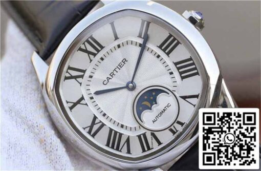 Drive De Cartier Moonphase WSNM0008 1:1 Best Edition Stainless Steel - Image 7