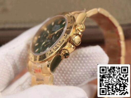 Rolex Daytona M116508-0013 1:1 Best Edition Noob Factory Green Dial Swiss ETA4130 - Image 6