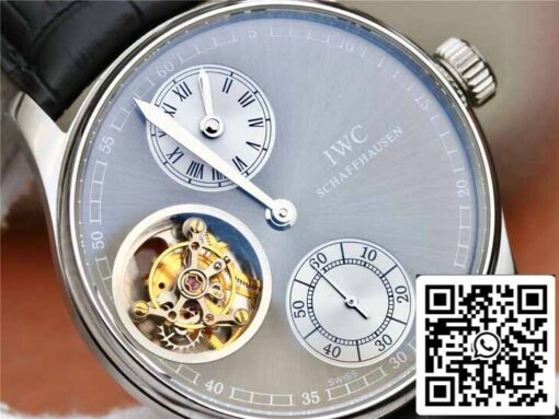 IWC Portuguese IW544603 ZF Factory 1:1 Best Edition Tourbillon Grey Dial - immagine 7