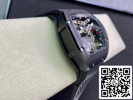 Richard Mille RM027 1:1 Best Edition EUR Factory Transparent Black Dial - immagine 6