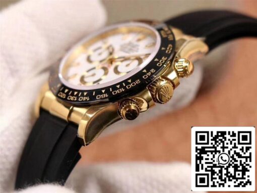 Rolex Daytona M116518LN-0041 1:1 Best Edition Noob Factory White Dial Swiss ETA4130 - Image 13