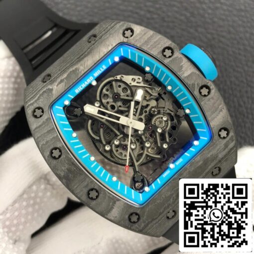 Richard Mille RM055 1:1 Best Edition ZF Factory Carbon Fiber Case — изображение 7