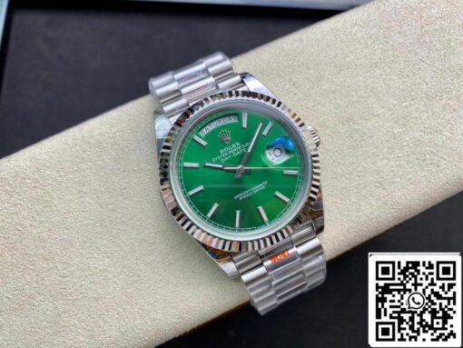 Rolex Day Date 40MM 1:1 Best Edition GM Factory Green Dial — изображение 6