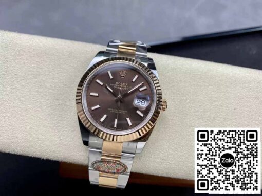 Rolex Datejust 41MM M126331-0001 1:1 Best Edition Clean Factory Chocolate Dial - immagine 6