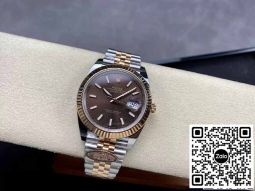 Rolex Datejust 41MM M126331-0002 1:1 Best Edition Clean Factory Rose Gold — изображение 6