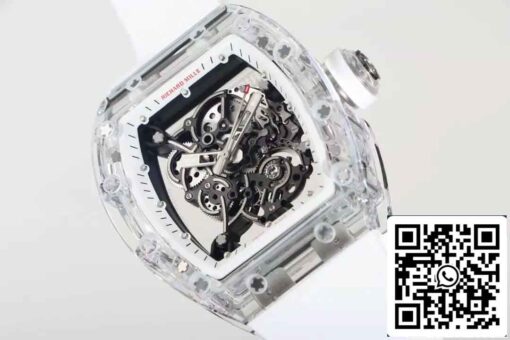 Richard Mille RM055  Best 1:1 Edition RM Factory Rubber Strap - 이미지 4