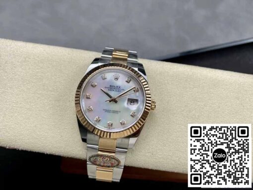 Rolex Datejust 41MM M126331-0013 1:1 Best Edition Clean Factory Diamond Dial - immagine 6