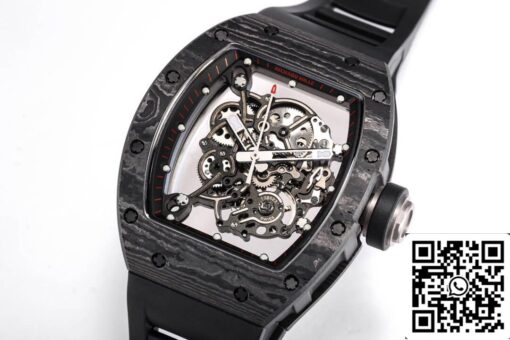 Richard Mille RM055 NTPT 1:1 Best Edition BBR Factory Black Carbon Fiber Dial - Image 6