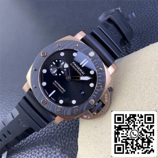 SBF Panerai Submersible PAM01070 1:1 Best Edition VS Factory Black Dial – Bild 7