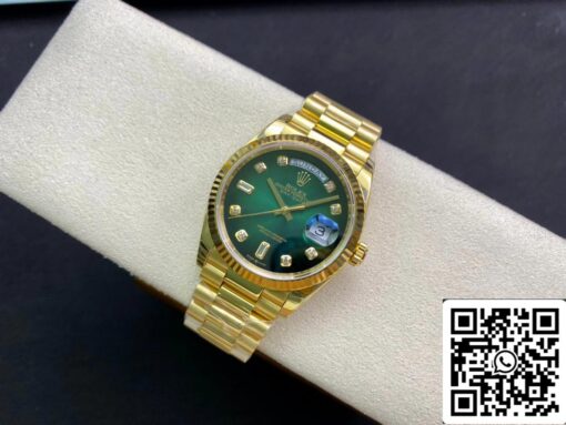 Rolex Day Date M128238-0069 1:1 Best Edition EW Factory Green Dial Swiss ETA3255 - Image 7