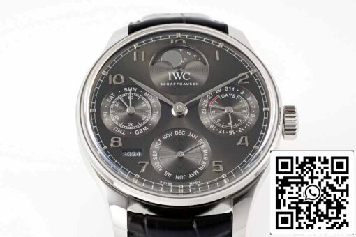 IWC Portuguese Perpetual Calendar IW503301 1:1 Best Edition APS Factory Gray Dial — изображение 7