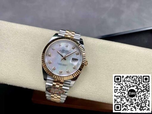 Rolex Datejust 41MM M126331-0014 1:1 Best Edition Clean Factory Mother-Of-Pearl Dial - immagine 7