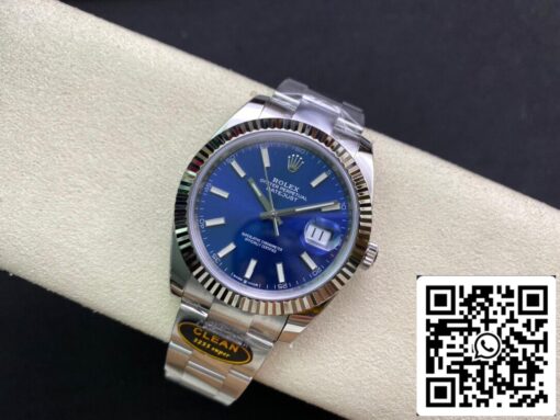 Rolex Datejust M126334-0001 1:1 Best Edition Clean Factory Blue Dial - immagine 7