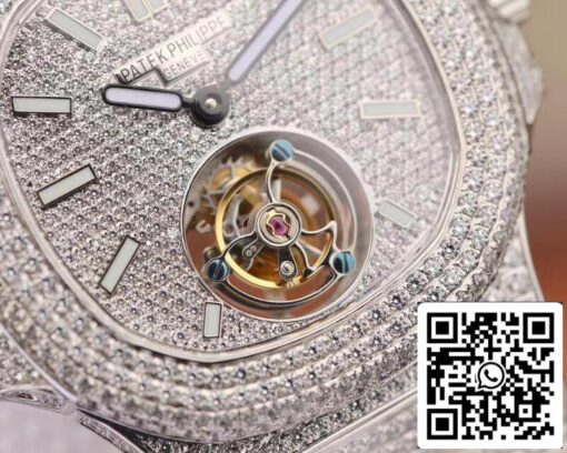 Patek Philippe Nautilus Tourbillon R8 Factory 1:1 Best Edition Swiss Hand-Winding Tourbillon Movement - Imagen 5