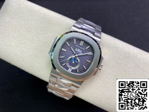 Patek Philippe Nautilus 5726/1A-001 1:1 Best Edition PPF Factory Grey Dial – Image 6