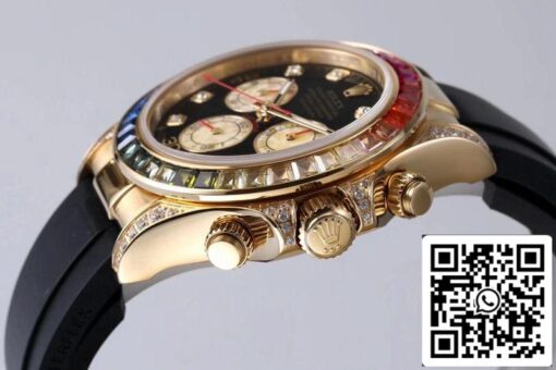 Rolex Daytona 116598RBOW 1:1 Best Edition BL Factory Yellow Gold Swiss ETA4130 - Image 7