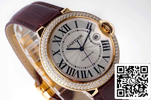 Replica Ballon Bleu De Cartier 42MM WE9007Z3 AF Factory Yellow Gold Case - Image 4