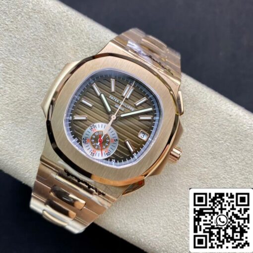 Patek Philippe Nautilus 5980-1R 1:1 Best Edition 3K Factory V2 Rose Gold – Image 6