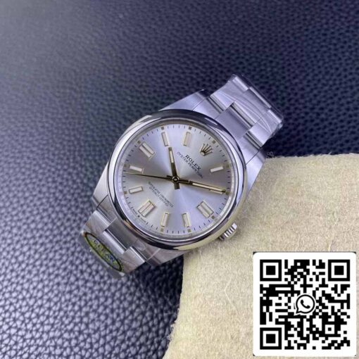 Rolex Oyster Perpetual M124300-0001 41MM 1:1 Best Edition Clean Factory Silver Dial - Image 7