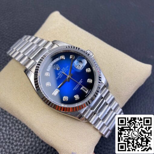 Rolex Day Date M128239-0023 1:1 Best Edition EW Factory Gradient Blue Dial - Image 7