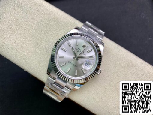 Rolex Datejust M126334-0003 41mm Oyster Strap Clean Factory White Dial - Image 7