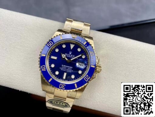 Rolex Submariner M126618lb-0002 41MM 1:1 Best Edition Clean Factory Blue Bezel - immagine 7