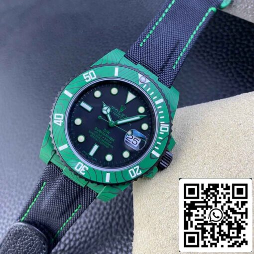 Replica Rolex Submariner VS Factory Green Carbon Fiber Bezel – Bild 4