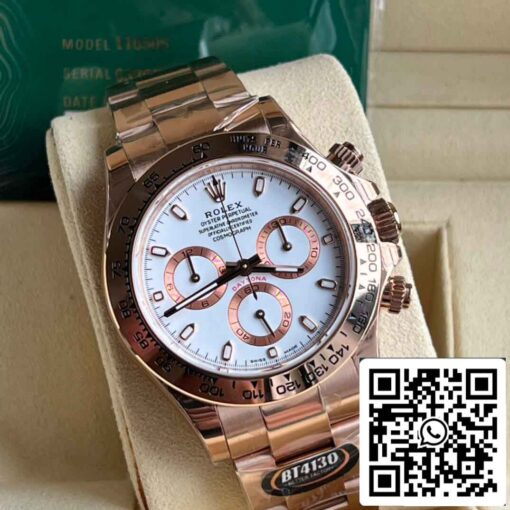 Replica Rolex Daytona M116505-0010  Best 1:1 Edition BT Factory Rose Gold - Image 4