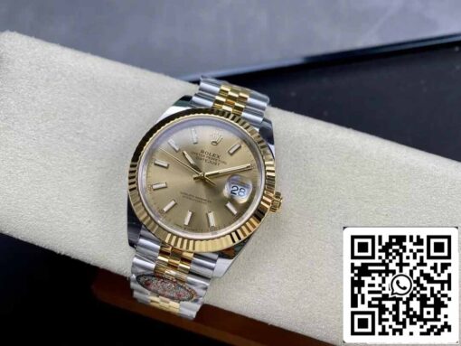 Rolex Datejust 41MM M126333-0010 1:1 Best Edition Clean Factory Champagne Dial - immagine 7