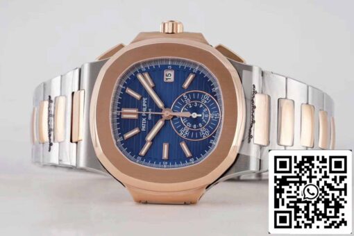 Patek Philippe Nautilus 5980/1AR-001 1:1 Best Edition 3K Factory V2 Blue Dial – Image 7