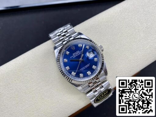 Rolex Datejust M126234-0037 36MM 1:1 Best Edition Clean Factory Diamond Dial - immagine 5