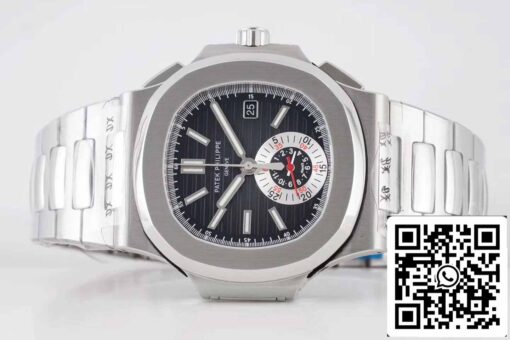 Patek Philippe Nautilus 5980/1A-014 1:1 Best Edition 3K Factory V2 Black Dial – Image 7