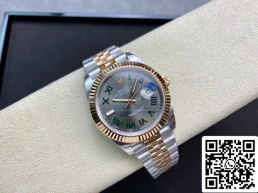 Rolex Datejust M126331-0016 1:1 Best Edition EW Factory Green Dial - Imagen 6