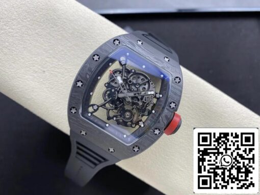 Richard Mille RM-055 1:1 Best Edition BBR Factory Carbon Fiber Black Case — изображение 4