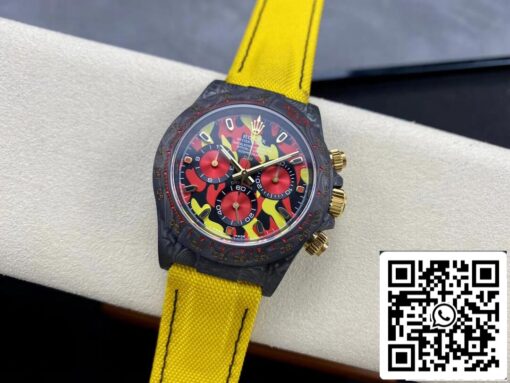 Rolex Daytona Cosmograph Diw Custom Version 1:1 Best Edition Noob Factory Yellow Strap – Bild 7