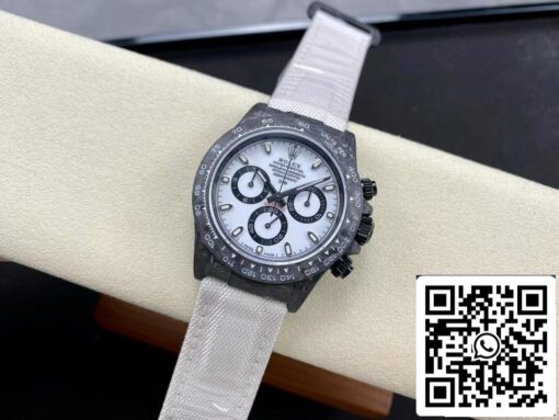 Rolex Daytona Cosmograph Diw Custom Version 1:1 Best Edition Noob Factory White Dial - Image 7