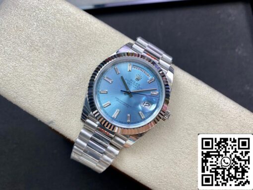 Rolex Day Date M228236-0006 1:1 Best Edition EW Factory Ice Blue Dial - Image 2