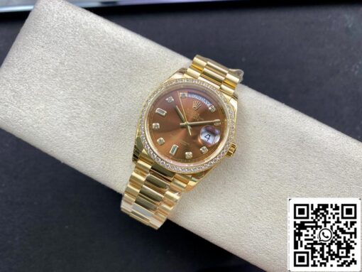 Rolex Day Date M128348RBR-0005 1:1 Best Edition EW Factory Yellow Gold - Imagen 7