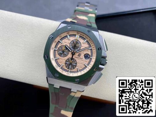 Audemars Piguet Royal Oak Offshore 26400SO.OO.A054CA.01 1:1 Best Edition APF Factory Beige Dial - immagine 7