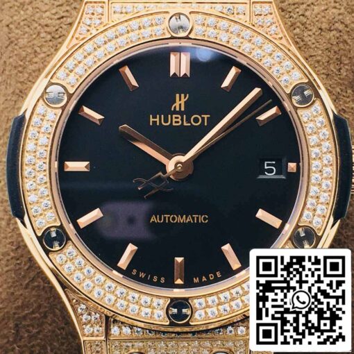 Hublot Classic Fusion 565.OX.1480.LR.1604 38MM 1:1 Best Edition HB Factory Diamond Case - Image 6