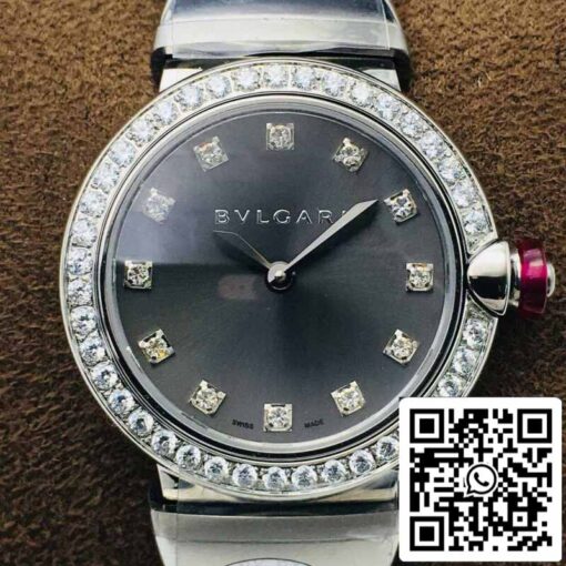 Bvlgari LVCEA 1:1 Best Edition BV Factory Diamond Gray Dial - Image 7