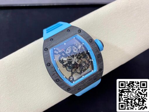 Richard Mille RM-055 1:1 Best Edition BBR Factory Blue Strap – Image 7