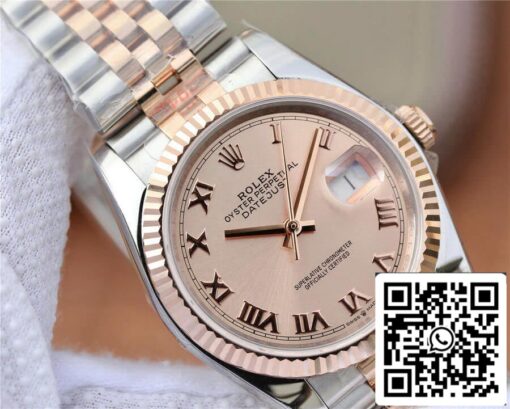 Rolex Datejust 116231 36MM 1:1 Best Edition GM Factory Pink Dial - immagine 4