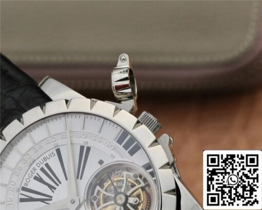 Roger Dubuis Excalibur RDDBEX0250 1:1 Best Edition JB Factory Tourbillon White Dial - Image 8