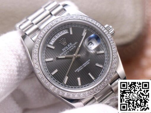 Rolex Day Date M228349RBR-0008 1:1 Best Edition EW Factory Grey Dial - Image 8