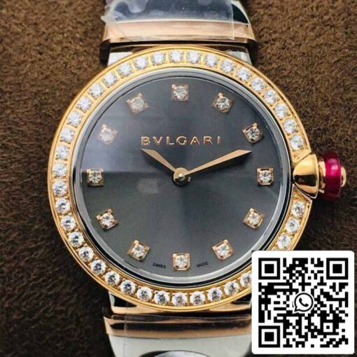 Bvlgari LVCEA 1:1 Best Edition BV Factory Rose Gold Gray Dial - immagine 6