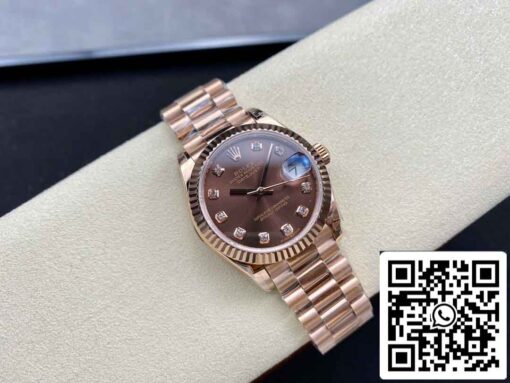 Rolex Datejust M278275-0010 31MM 1:1 Best Edition GS Factory Chocolate Dial - 이미지 3