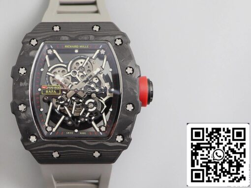 Richard Mille RM035 1:1 Best Edition KV Factory V3 Black Carbon Fiber Case - immagine 6